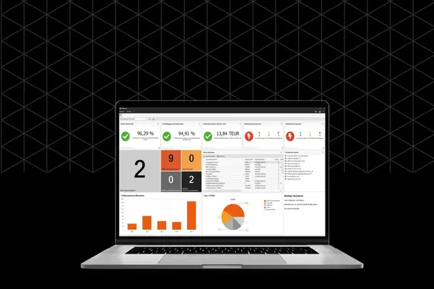 Expert-Pro-Seminar zum Thema Automotive Core Tools Laptop mit Dashboard