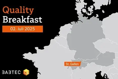 Quality Breakfast in St. Galln am 02.07.2025 Deutschlandkarte, darauf ist St. Gallen markiert