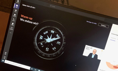 Digitaler Kick-off im Homeoffice